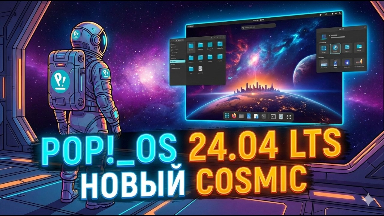 Pop!_OS 24.04 LTS | COSMIC | Что ты такое?
