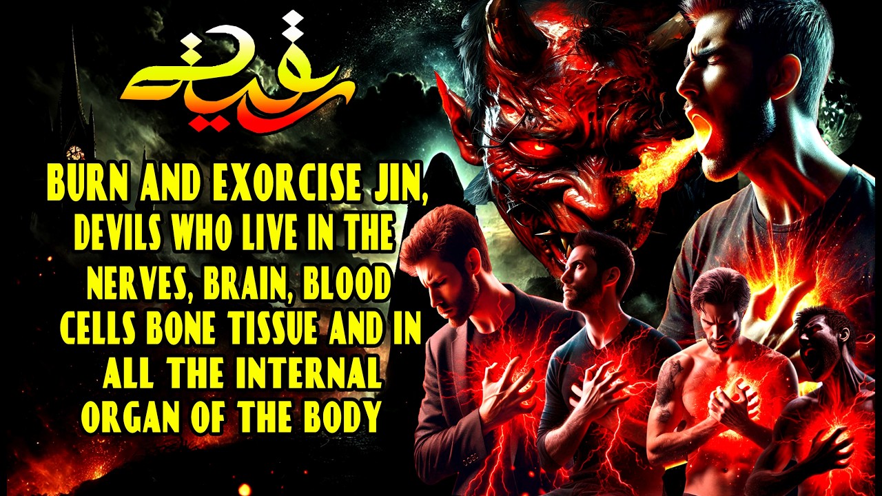 DRIVE AND BURN SATAN, JINN, DEMONS AND BLACK MAGIC IN YOUR BODY! THE MOST POWERFUL METHOD REVEALED!