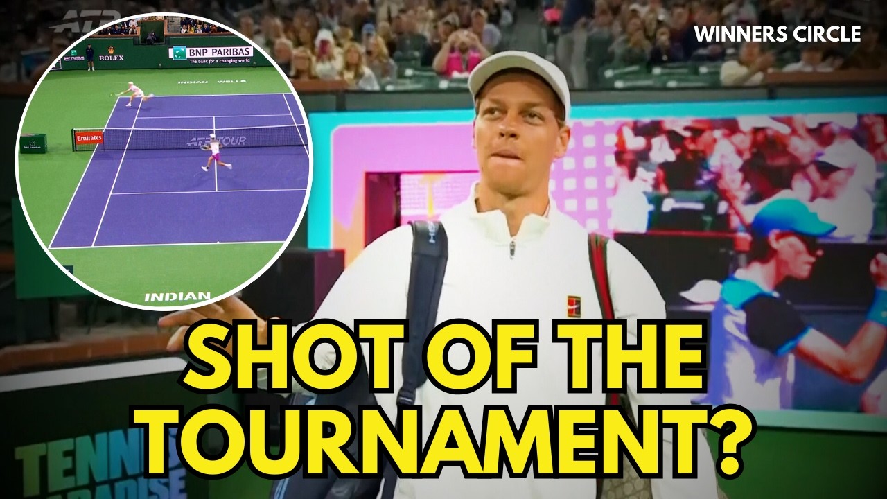 Sinner Has Crowd In Awe With This Shot Of The Tournament Contender! | Indian Wells