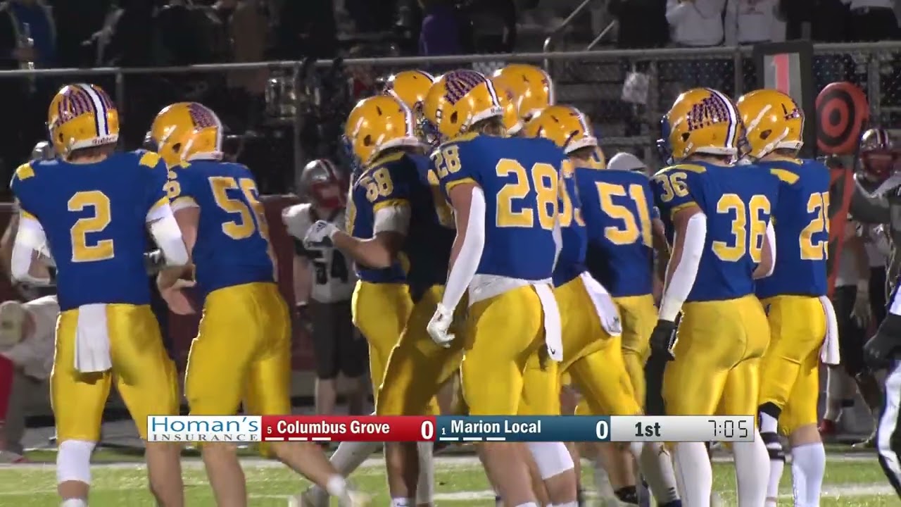 Columbus Grove vs Marion Local State Semi-Final Football 11-26-2022