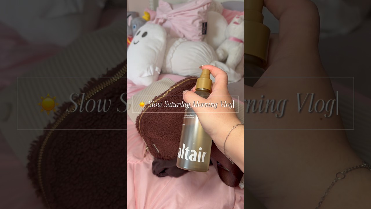Cozy Saturday morning GRWM ☁️#morning routine #cozyvlog #aestheticvlog #grwm #softgirl #falloutfit