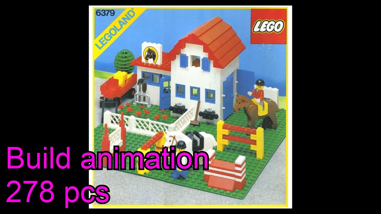 LEGO SET: 6379 - RIDING STABLE [1986]
