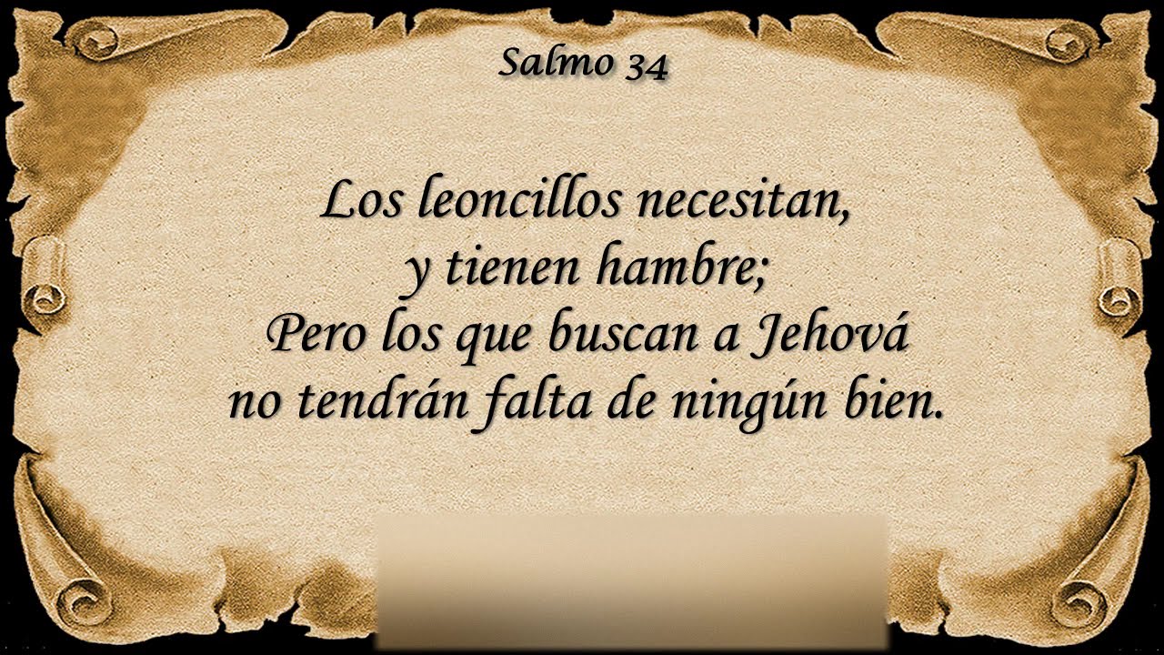 Salmo 34   La protecci&oacute;n divina Con Letra