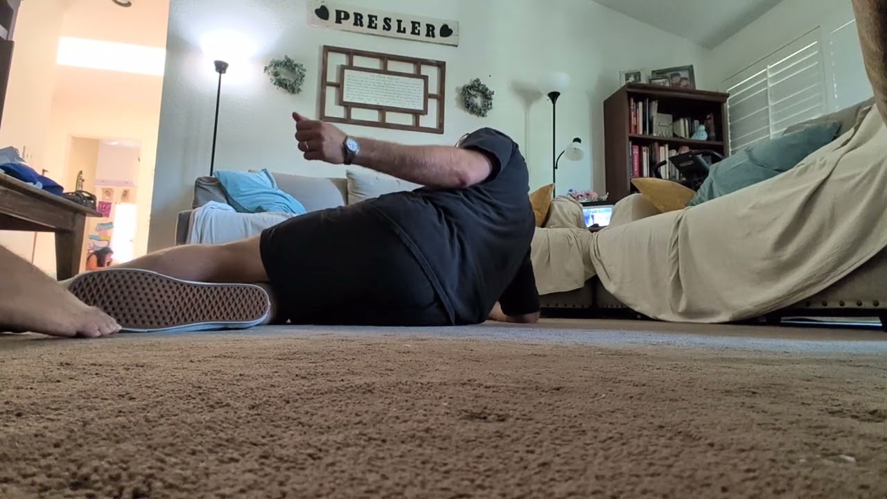 Modified Side Planks with Hip Abduction @ 1 min per side