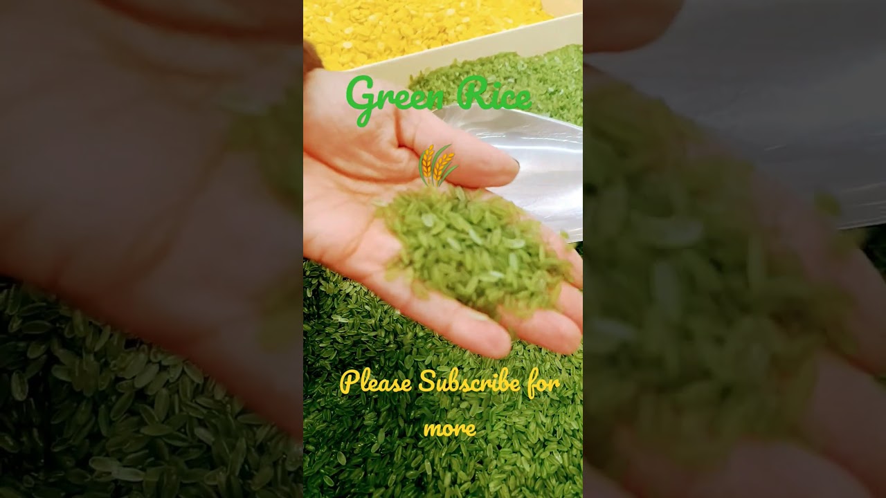 Green 💚 Rice 🌾😄
