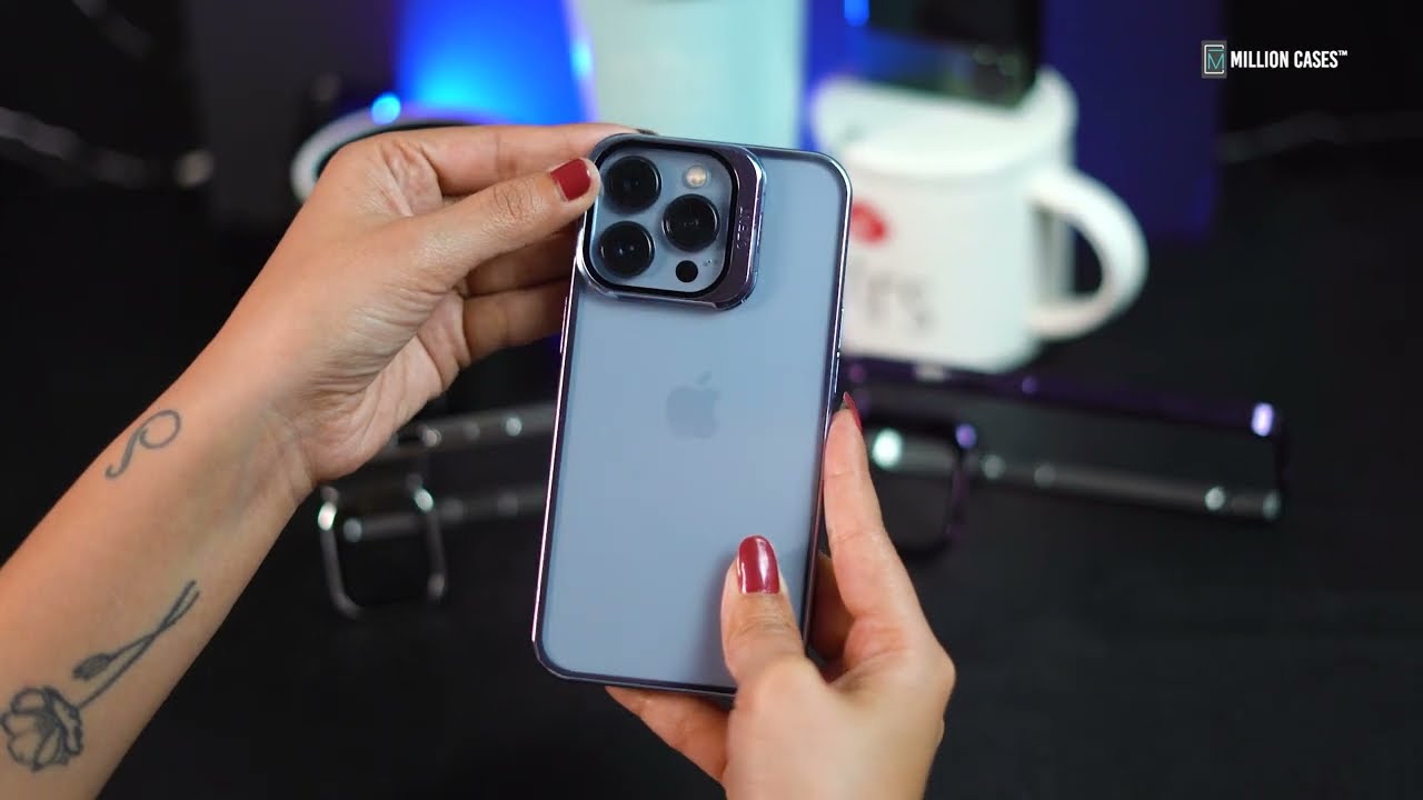 Transparent Electroplated Case with Stand - iPhone | Million Cases