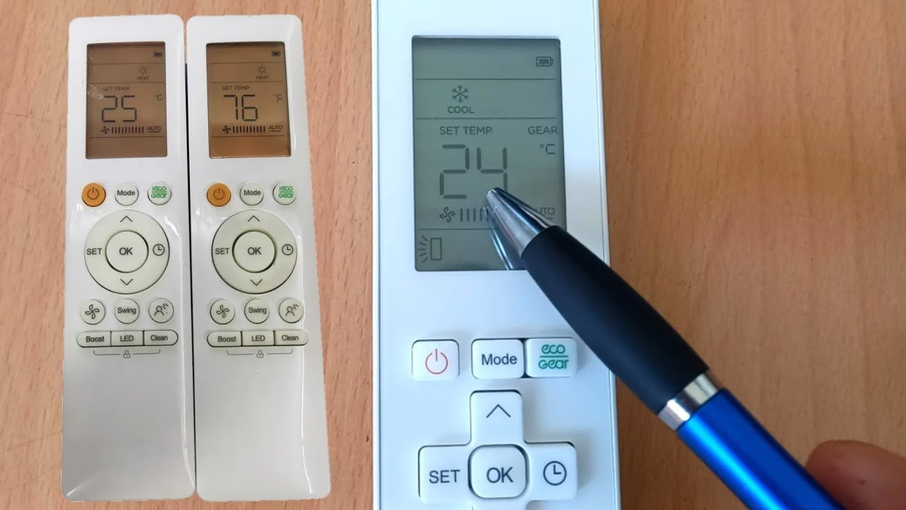 شرح وحدة تحكم مكيف Midea/condor/كريستور/ماندو/فريش. شرح مفصل💯