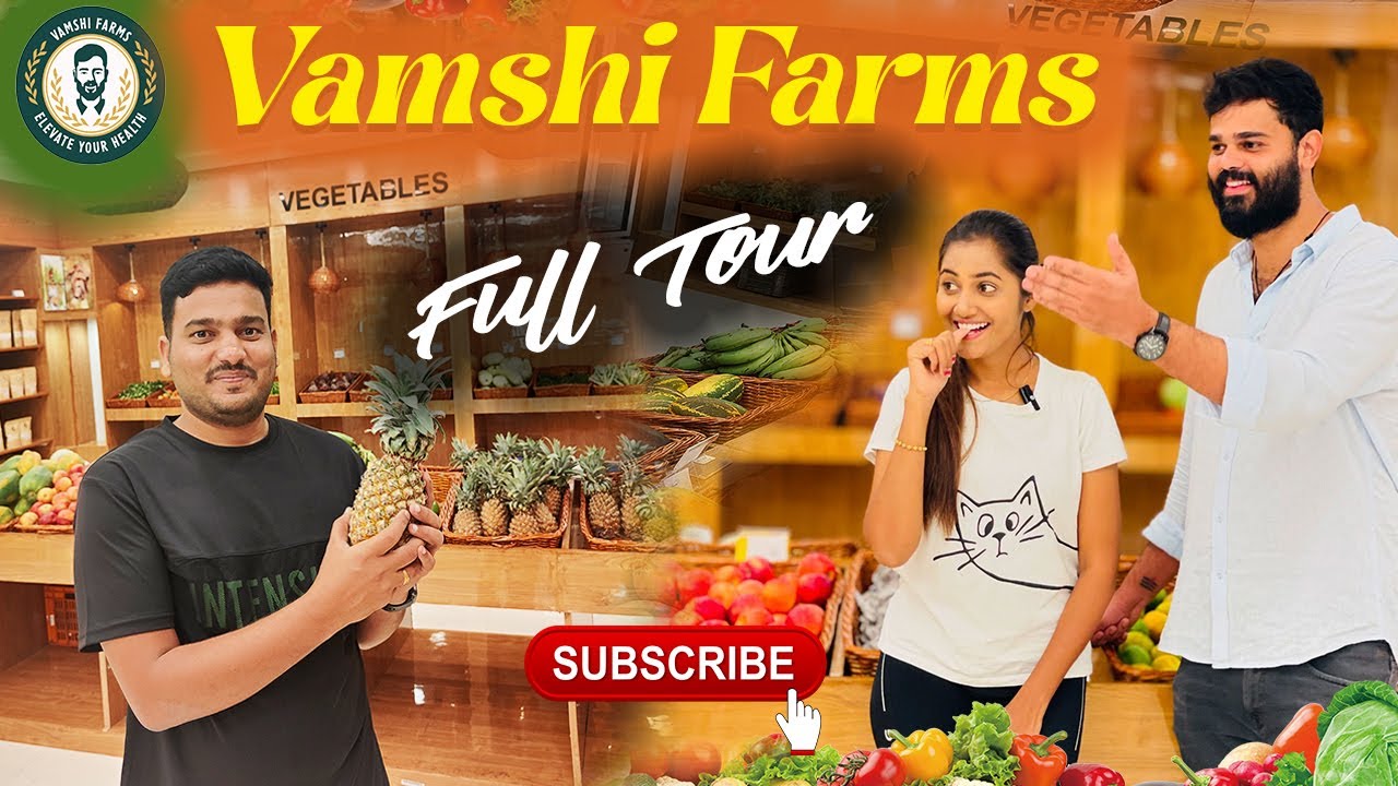 Vamshi Farms | Latest Full Tour | VAMSI KRISHNA REDDY | Hyderabad |vamshifarms.com