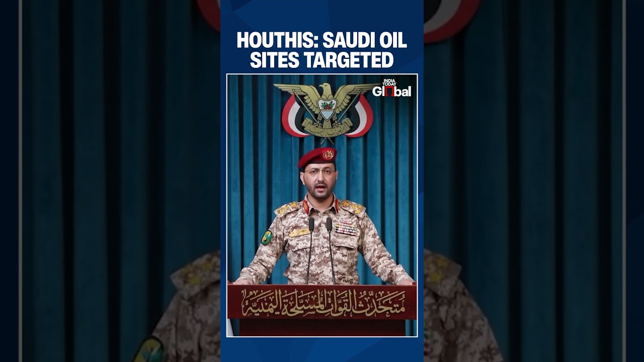 Houthis Claim Attacks on Saudi Aramco, Oil Pipeline and Airports Amid Iran War Escalation #Shorts
