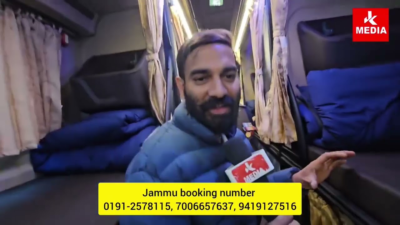 Президент ассоциации J&K Sleeper Дипак Шарма сегодня дал старт эксплуатации автобуса Volvo.