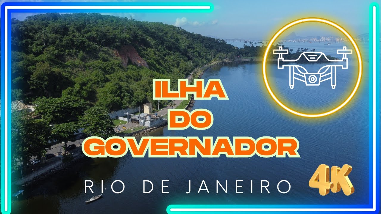 Drone 4K: ILHA DO GOVERNADOR, JARDIM GUANABARA E BOGGIE WOOGIE, RIO DE JANEIRO, BRAZIL.
