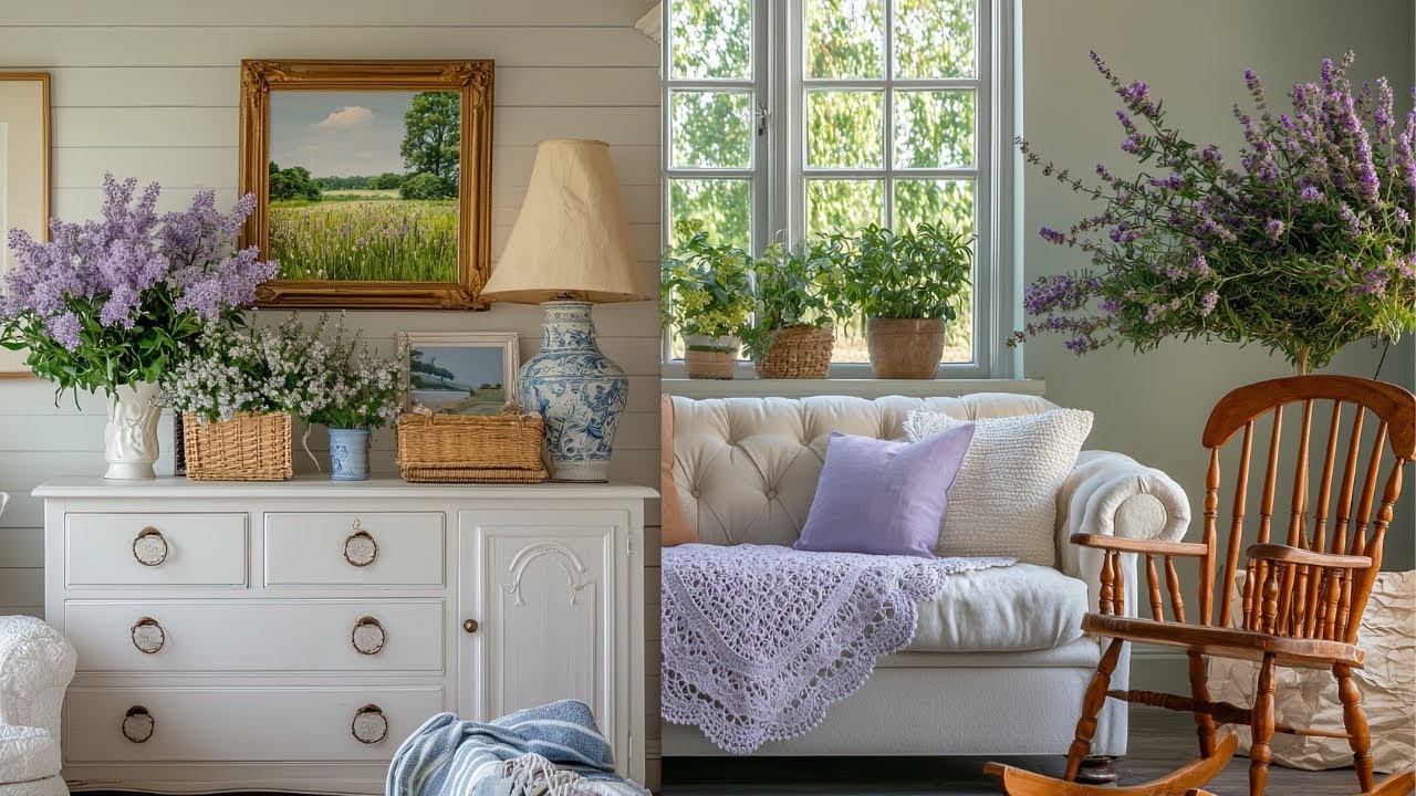 Lilac Dreams in a Small English Farmhouse | Calm, Cozy & Captivating Decor