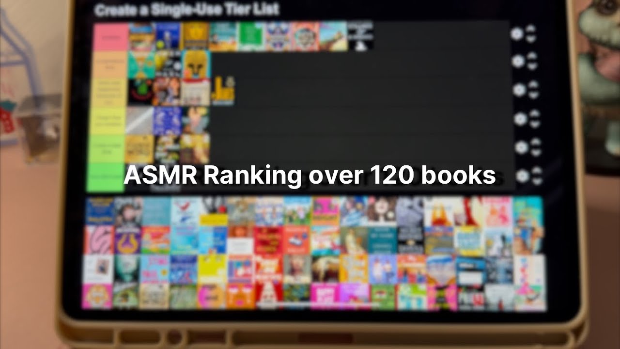 ASMR Ranking Every Book I Read in 2025 (whispered)
