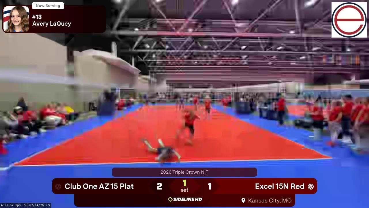 Excel 15N Red vs. Club One AZ 15 Plat (2026.02.14)
