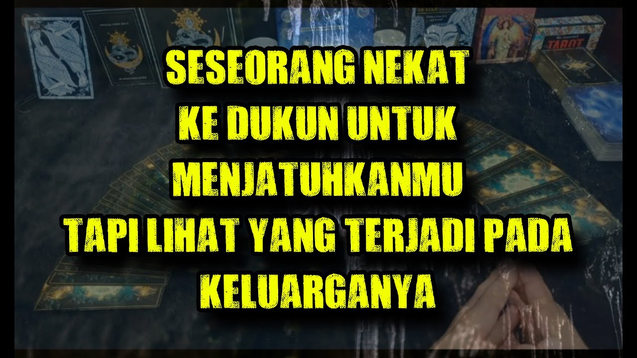 SESEORANG NEKAT KE DUKUN UNTUK MENJATUHKANMU TAPI LIHAT YANG TERJADI PADA KELUARGANYA
