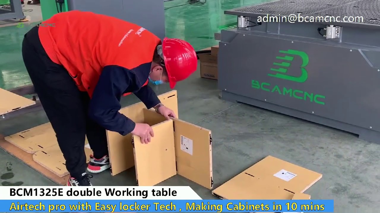 Making Cabinets very easy by Easy Locker Tech Bcamcnc Inovation/cnc router