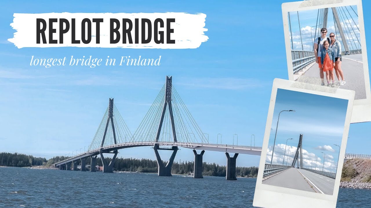 EXPLORING FINLAND | Replot Bridge In Vaasa Finland, The Longest Bridge In Finland | Meu & Mea