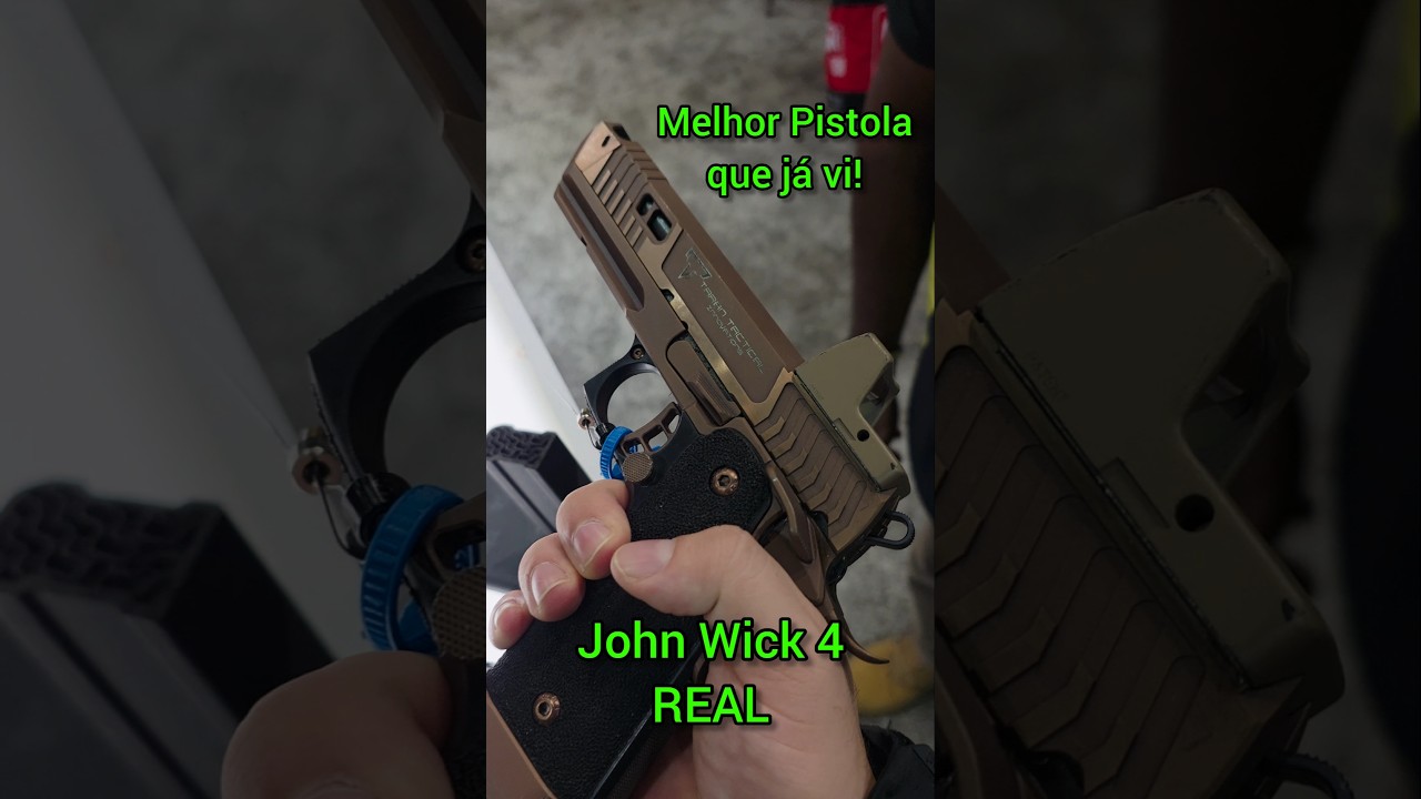 A Melhor que j&aacute; vi! TTI Pit Viper (Sand) do John Wick 4 #shorts