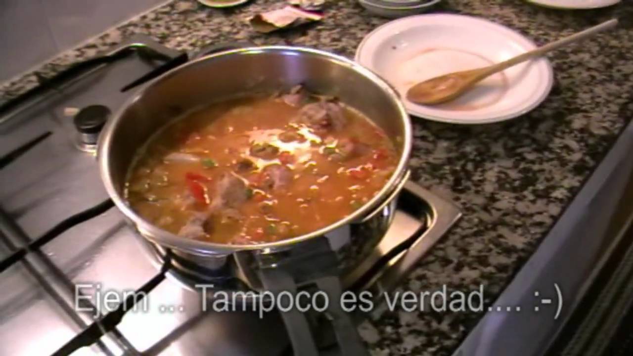 Paella Express - en la olla express. 6 minutos de cocción