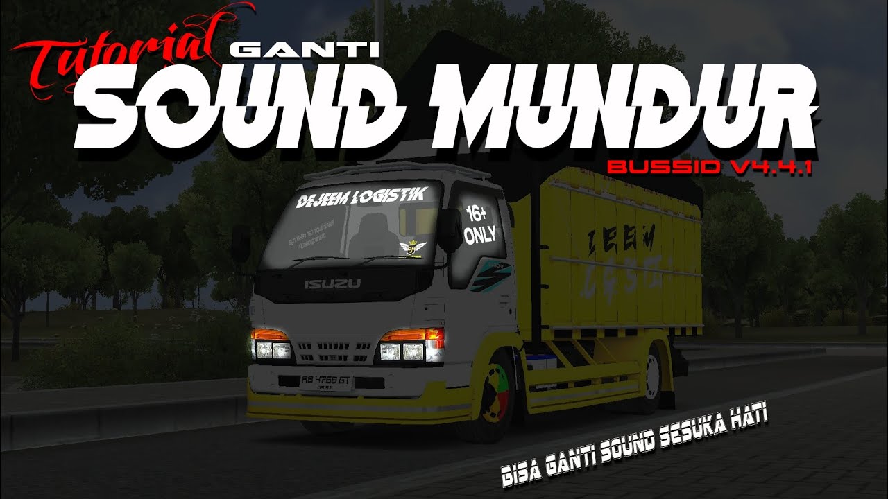 SEDIKIT TUTORIAL ‼️|| GANTI SOUND MUNDUR BUSSID V4.4.1 DENGAN SOUND SESUKA HATI #tutorial #kodename
