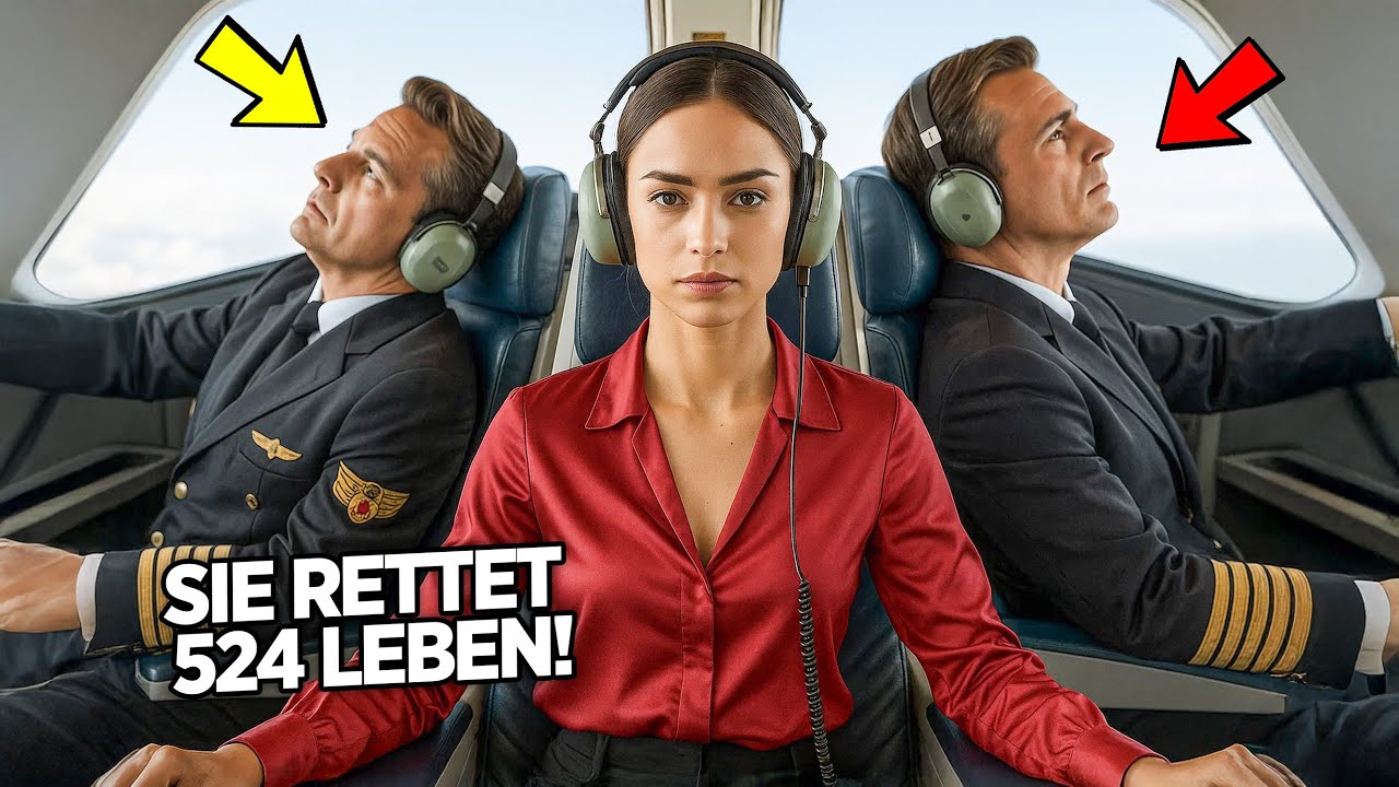 524 Menschen an Bord, beide Piloten kollabierten bis die stille Frau auf Platz 14C das Steuer