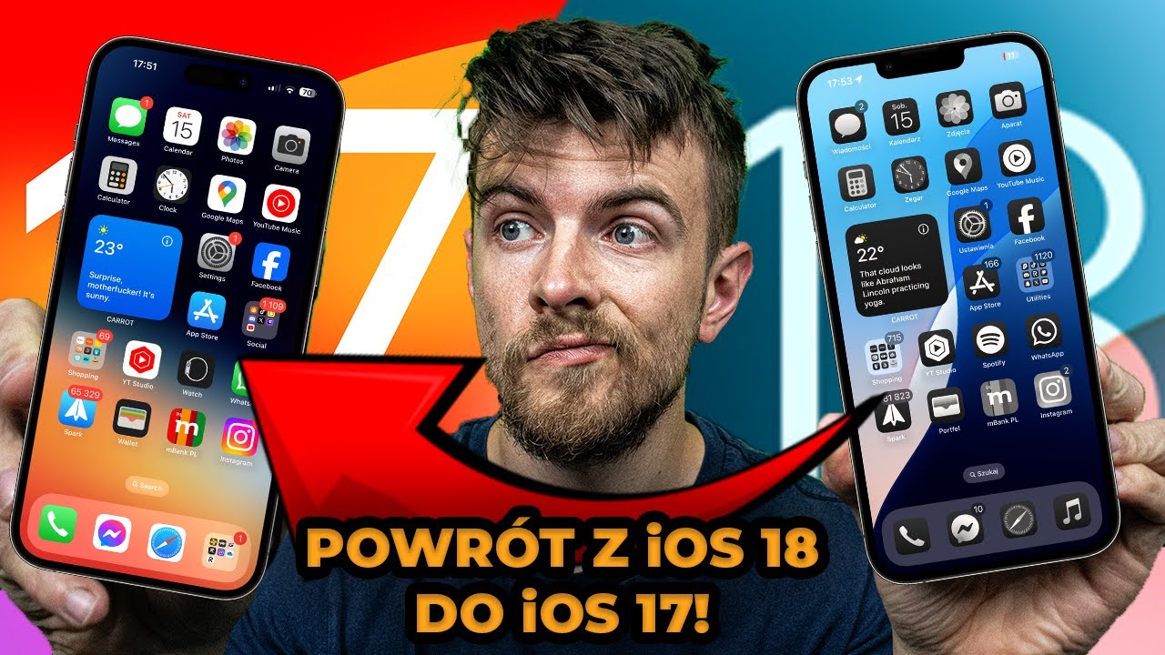 JAK WR&Oacute;CIĆ Z iOS 18 DO iOS 17? PUBLIC BETA, DEVELOPER BETA! PUBLICZNA BETA! iOS 26