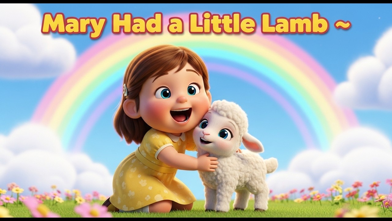 Mary Had a Little Lamb 🐑 | Best Nursery Rhymes & Kids Songs for Toddlers 2025 | 3D Animated