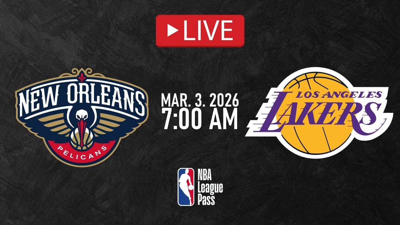 NBA LIVE! Los Angeles Lakers vs New Orleans Pelicans | Mar. 3, 2026 | Pelicans vs Lakers NBA 2K26