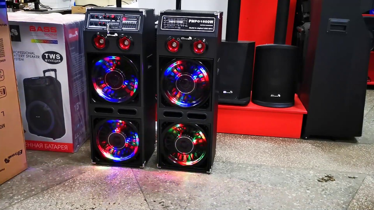 Eltronic K63  едут в Якутск! Предпродажная проверка для Виталия! Мощные активные колонки