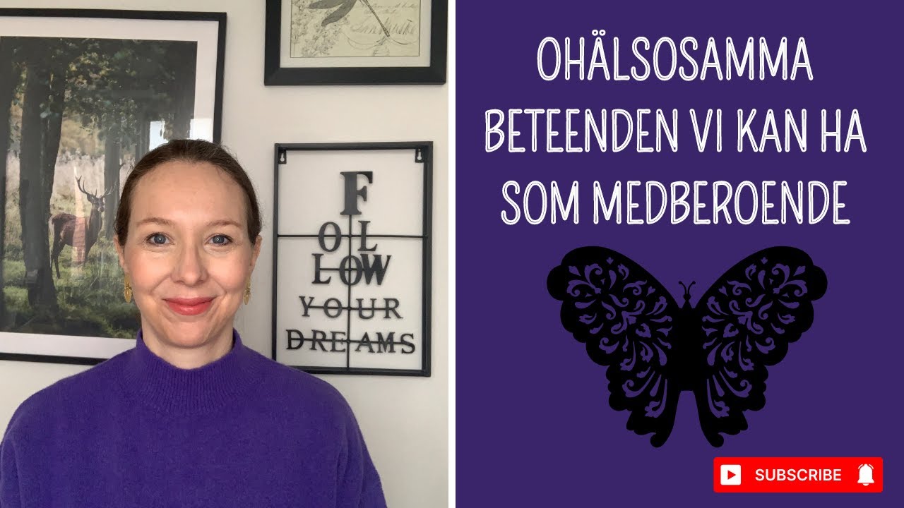 Ohälsosamma beteenden vi kan ha som medberoende