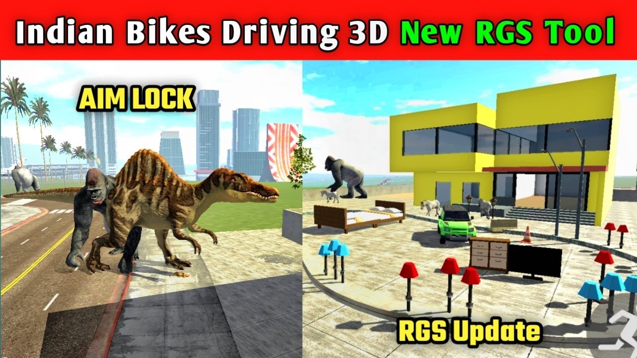All New Update RGS Tool Code and Rain Mod | Funny Gameplay Indian Bikes Driving 3D 🤣🤣