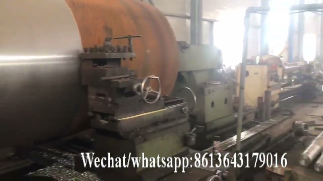 Conveyor Pulley Manufacturing/ Lathing conveyor pulley body