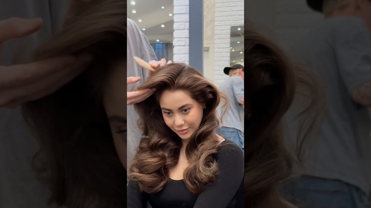 Укладка на плойку #волосы #краснодар #haircut #hairdresser #красота #hairfashion #hairstyle #модель