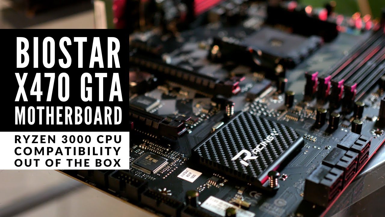 Płyta gł&oacute;wna Biostar X470 GTA Budget zgodna z procesorem Ryzen 3000 ~ procesor Ryzen 3000 | TekTh...