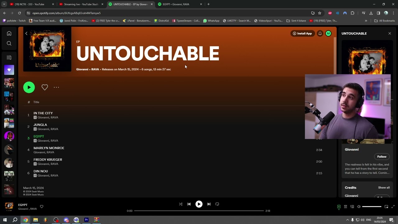 Nu mă ating.. Giovanni x RAVA - UNTOUCHABLE (EP) / Pufulete reacționează