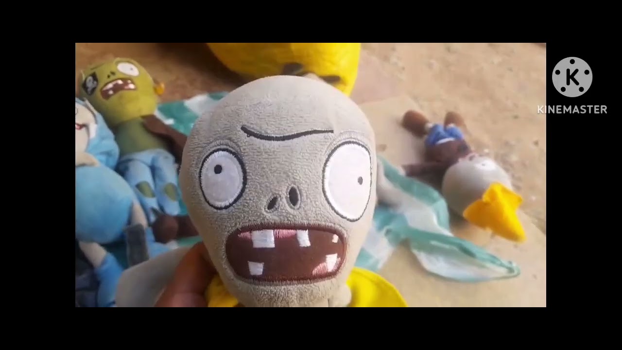Plantas vs zombis en peluche ataque en el día