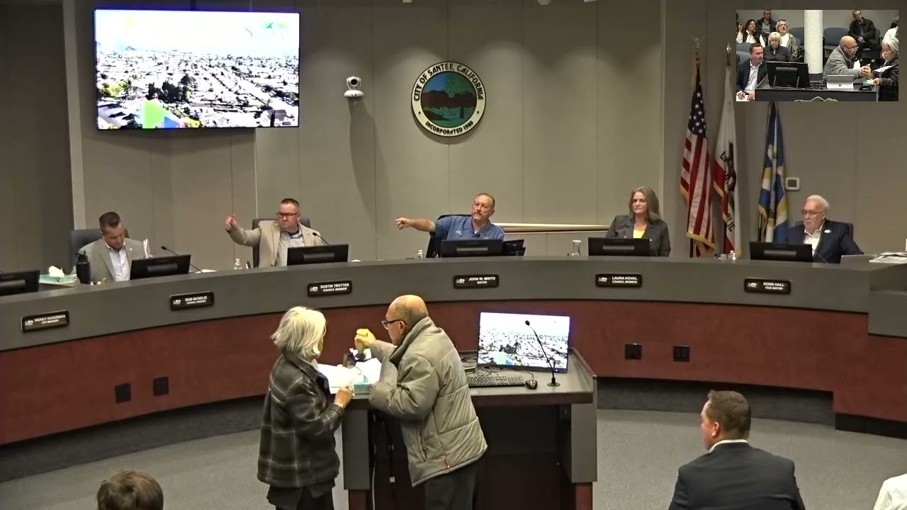 Santee City Council Meeting 1-28-26