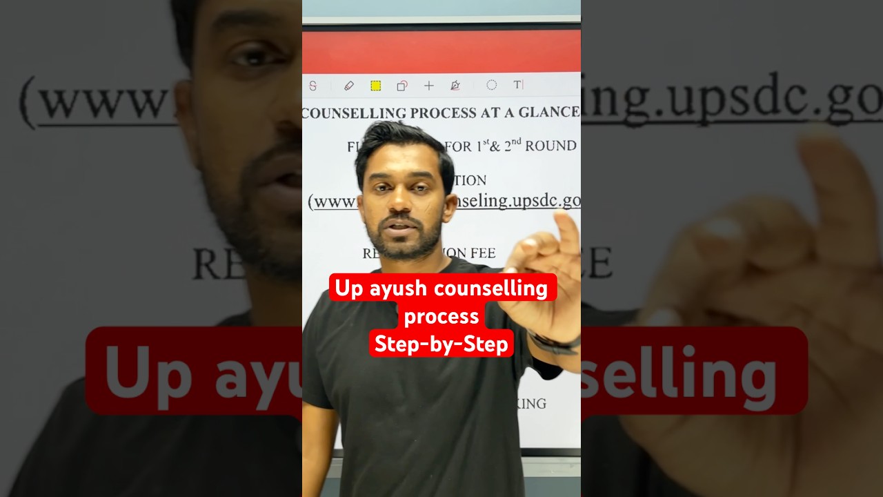 Up ayush counselling step by step guide | BAMS Process | farman sir