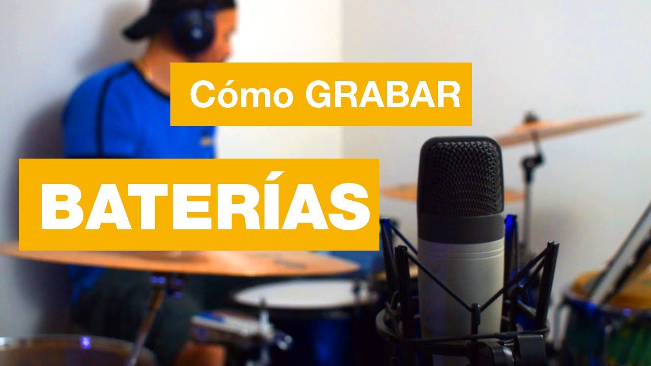 Cómo GRABAR una BATERÍA en casa - utilizando UN MICRÓFONO (3 Técnicas distintas 2020)