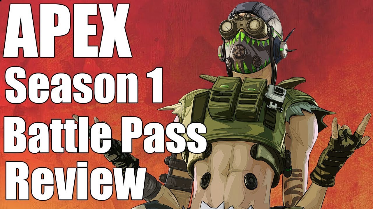 Apex Legends Season 1 Battlepass Review - All Items Shown!