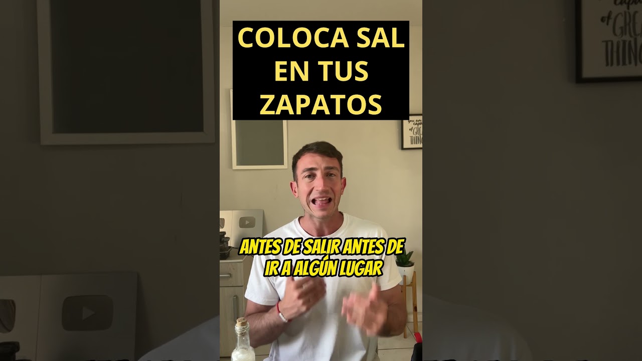 Coloca SAL en Tus Zapatos Antes de Salir y Observa lo que Sucede