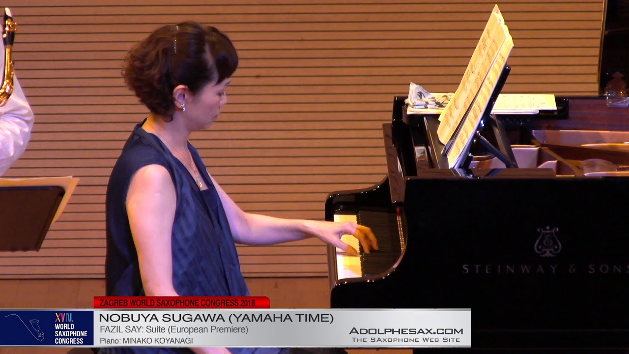 Suite by Fazil Say    Nobuya Sugawa   XVIII World Sax Congress 2018 #adolphesax