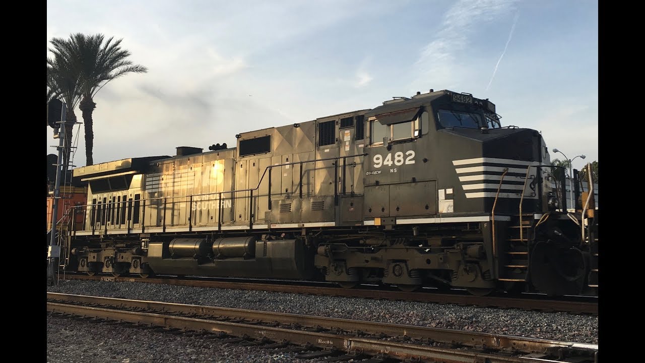 Trains in Fullerton January and Febuary 2018 Part 1 - Foreign Power, BNSF, and MORE