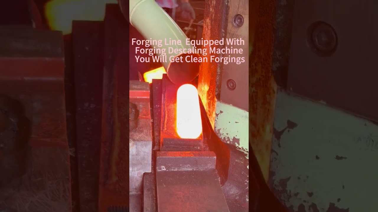 forging descaling machine #machine #technology #forging