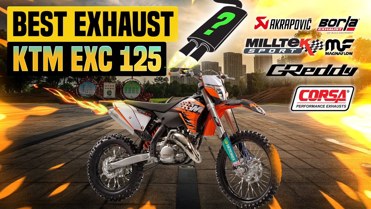 KTM EXC 125 Exhaust Sound 🔥 FMF,Akrapovic,Stock,HGS,Supermoto,Review,Pro Circuit,Tuning,Upgrade+