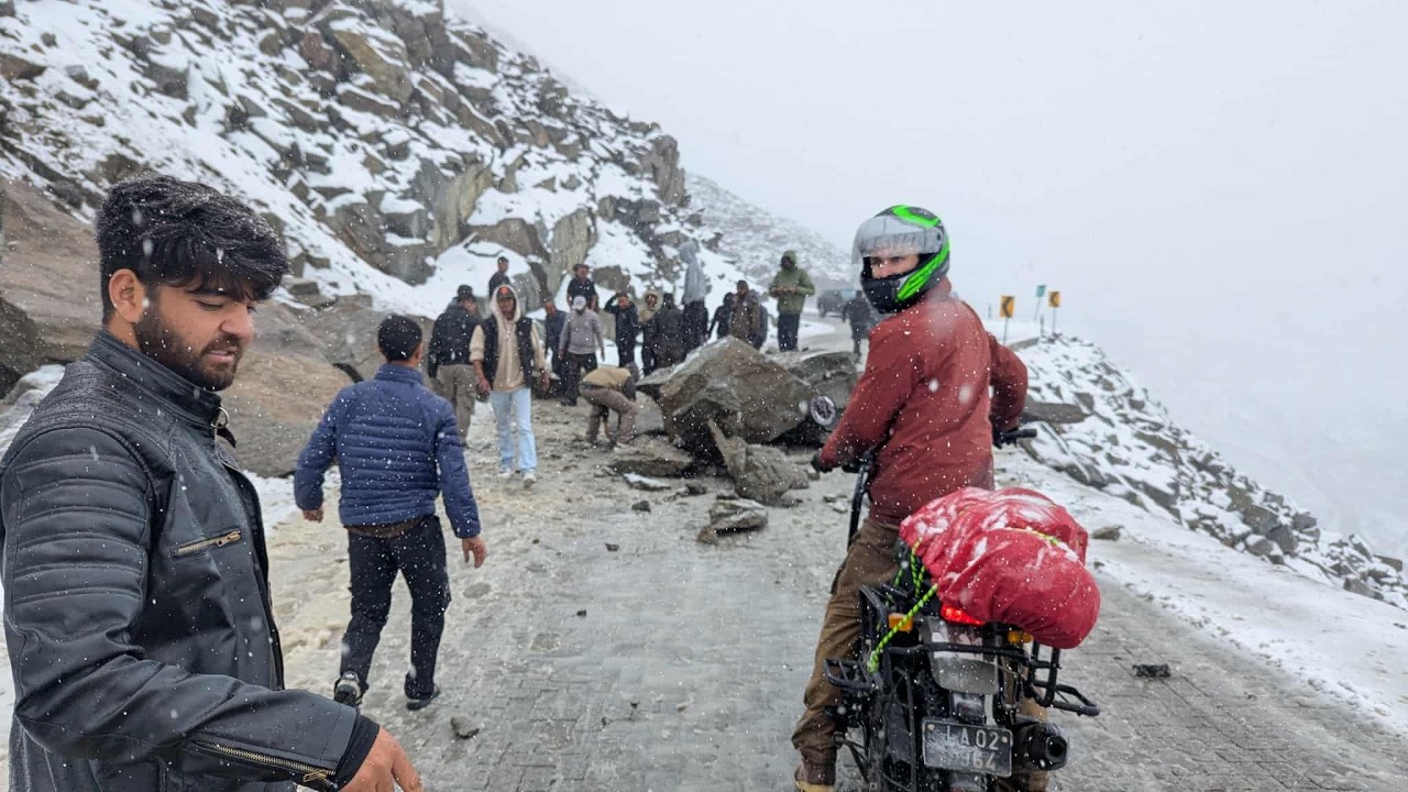 Ladakh Motorcycle Adventure (Episode 1) - Nubra Valley to Leh via Khardung La Pass