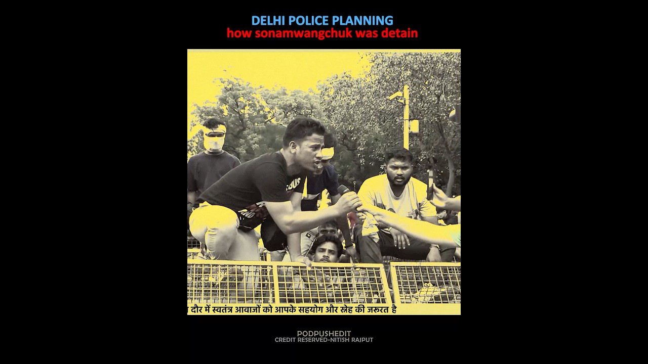 Delhi police planning breakdown 💯😱| Nitish Rajput , Delhi protest | #genz #viral #shorts