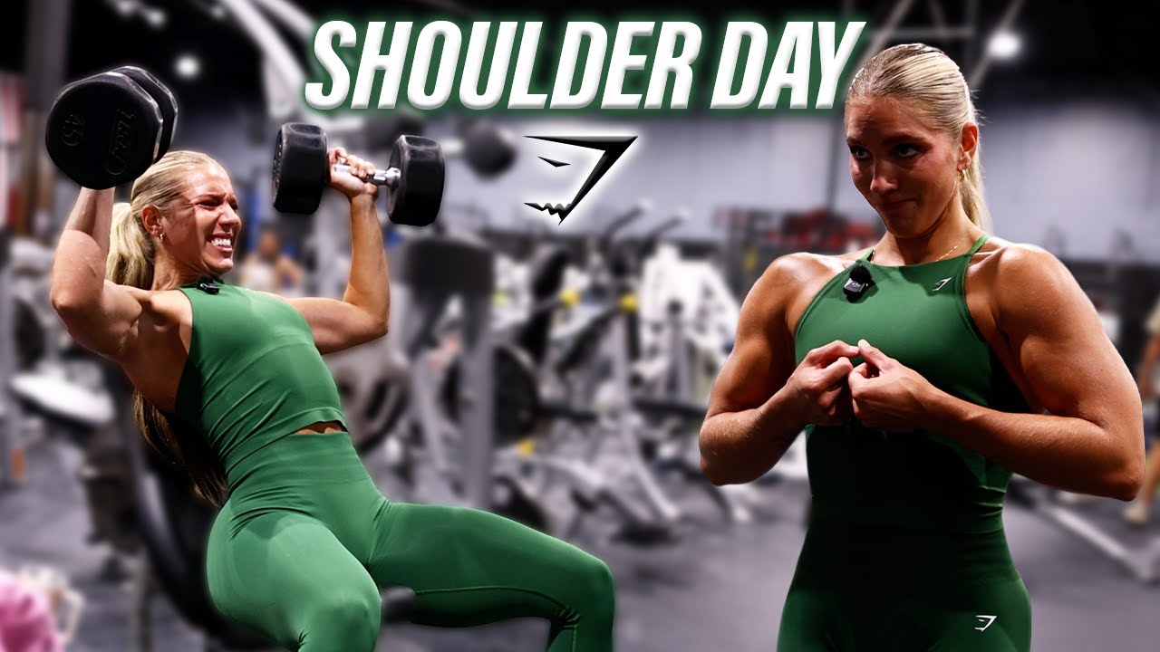 WORKOUT WITH ME | SHOULDERS & ARMS W FORM BREAKDOWN