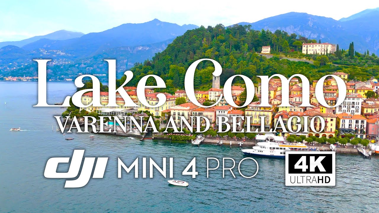Lake Como from Above &ndash; Stunning Drone Views of Varenna & Bellagio - 4K Drone Footage