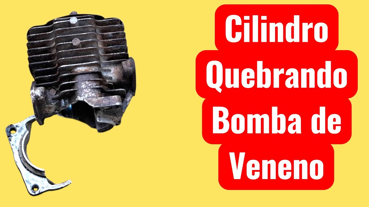 Bomba de veneno com cilindro quebrado?